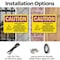 Signmission Radiation & Laser Sign, 10 in H x 14 in W, Plastic, Rectangle OS-2PACK-CR-P-1014-L-10145 - alternate 4